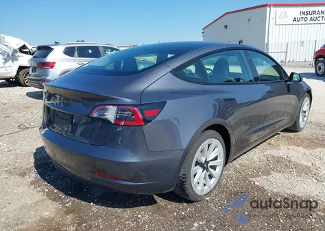 2023 Tesla Model 3 Rear-Wheel Drive from USA, damaged, VIN 5YJ3E1EAXPF437313